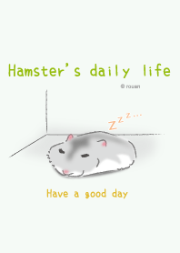 Hamster's daily life_hand drawn