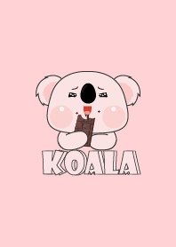 Simple Pink  Koala  Love Food Theme