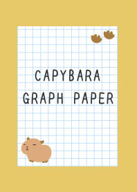 CAPYBARA GRAPH PAPERj-DUSTY YELLOW