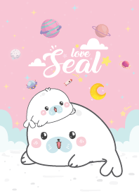 แมวน้ำอุ๋งๆ ไลค์กาแล็กซี่ สีชมพู