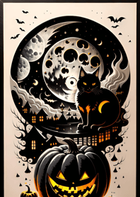 halloween cat 12DcaB