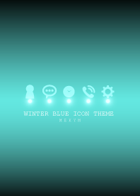 WINTER BLUE ICON THEME -MEKYM-＠冬特集