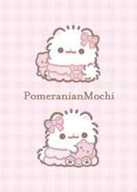 Pomeranian Mochi -Girly Pink-
