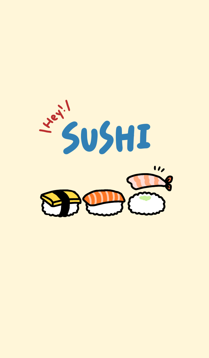 *壽司* Hey! Sushi [simple sushi theme]