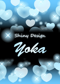 Yoka-Name-Light blue Heart