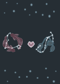 ekst 藍天蠍座 愛 紅(雙魚座)