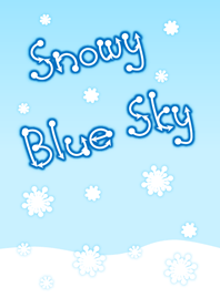 Snowy Blue Sky!