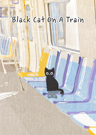Black Cat On A Train