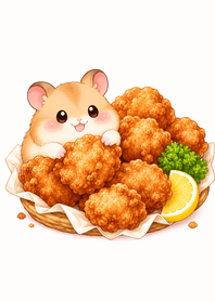 炸雞堆裡的倉鼠