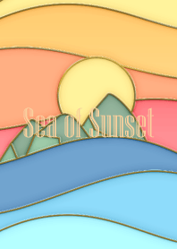 Sea of Sunset Enamel Pin 89