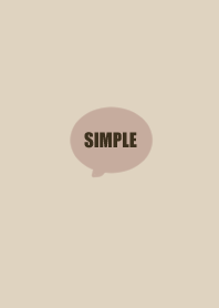 Beige that is simple and usable.