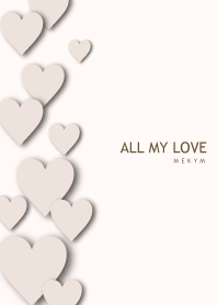 ALL MY LOVE-BEIGE HEART 28