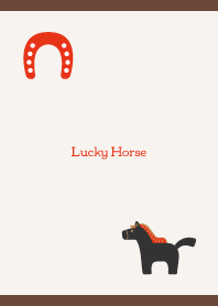 Smiling Horse02 on brown