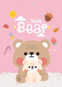 น้องหมีเท็ดดี้ มินิ สีชมพู