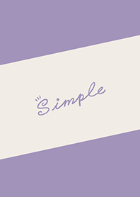 Simple Lines J-紫色(br2)