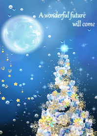 Christmas tree with rising money luck8.