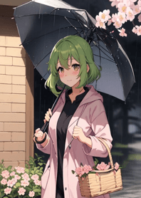 Close-up of a cute chibi girl 967513