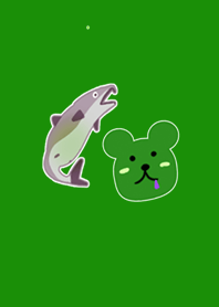 Salmon and monster bear