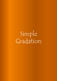 Simple Gradation -GlossyOrange 15-