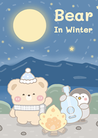 Bear and Friend in Winter!