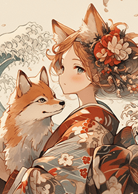 狐狸の女神❤浮世繪