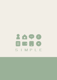 SIMPLE(beige green)V.661b