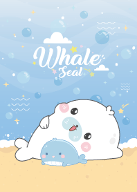 วาฬแมวน้ำอุ๋งๆ ใต้ทะเล เลิฟลี่