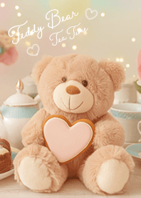 beige Teddy bear tea time 05_2