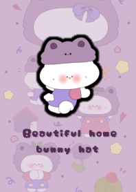 Beautiful home bunny hat2