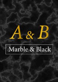 A&B-Marble&Black-Initial
