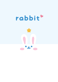兔子. 星 [藍色]