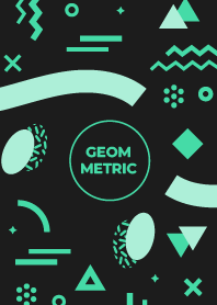 Geometric MINT JELLY BLACK