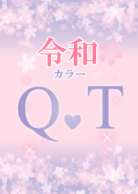 Q&T-Attract luck-Reiwa color-Initial