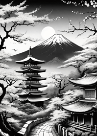 Ukiyo-e Mountains, Seas 5C8454