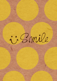 Yellow dot kraftpaper - smile20-