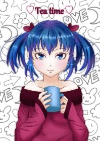 Relaxing tea time