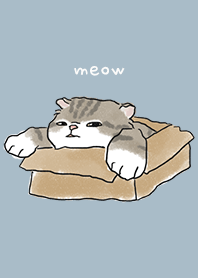 neko drawing1 - light steel blue