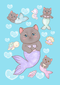 cutest Cat mermaid 125