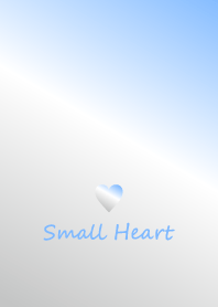 Small Heart *Silver+Blue*