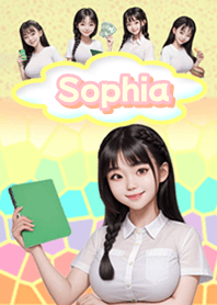 Sophia beautiful girl student yellow05