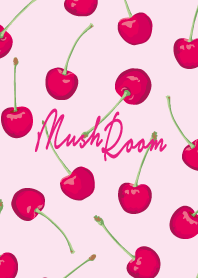 Cherry pink mush room
