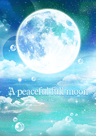 A peaceful full moon