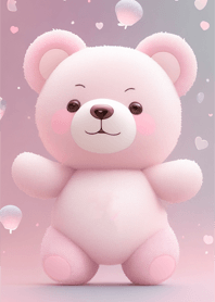 Cute fat teddy bear