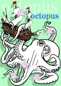 Theme of white octopus