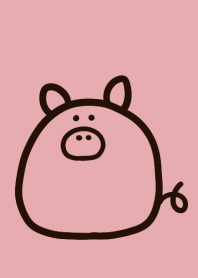 Simple cute piglet theme