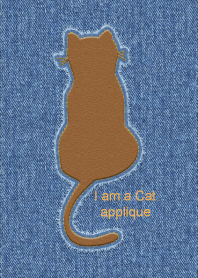 I am a Cat Applique 74