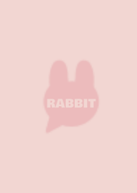 SIMPLE RABBIT / PINK