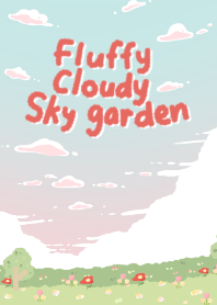 fluffy cloudy sky garden