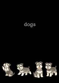 Dogs are soothing05 on black