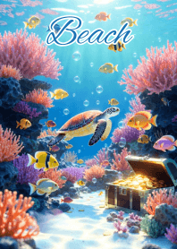 Ocean Turtle Treasure Reef